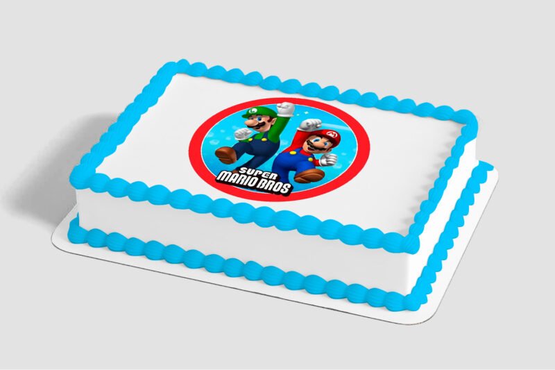 Super Mario™ Mushroom Kingdom Edible Image® by PhotoCake®