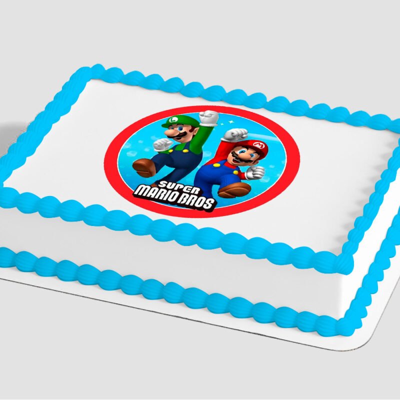 Super Mario™ Mushroom Kingdom Edible Image® by PhotoCake®