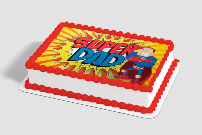 Superman™ Dad, You're my Hero Edible Image® by PhotoCake®