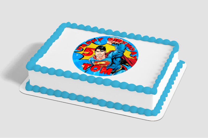 Superman™ Up, Up and Away Edible Image® by PhotoCake®