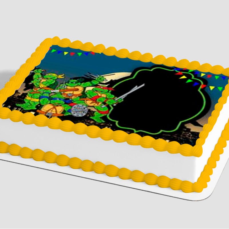 TMNT Mutant Mayhem Super Mutant Edible Image® by PhotoCake® Frame