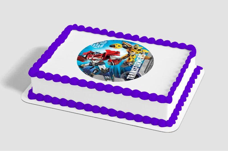 Transformers™ Defend Until the End Edible Image® by PhotoCake® Frame