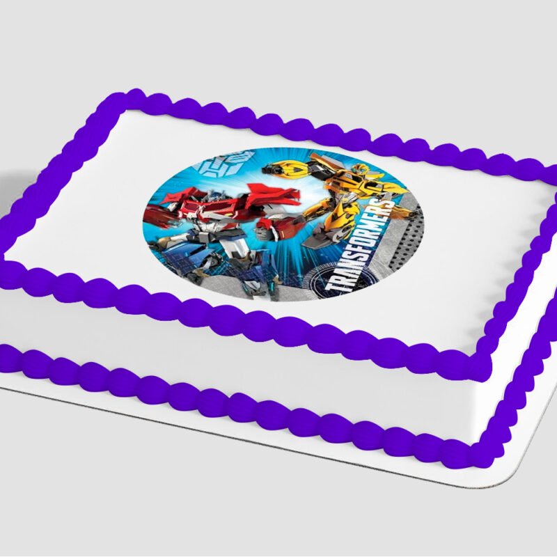 Transformers™ Defend Until the End Edible Image® by PhotoCake® Frame
