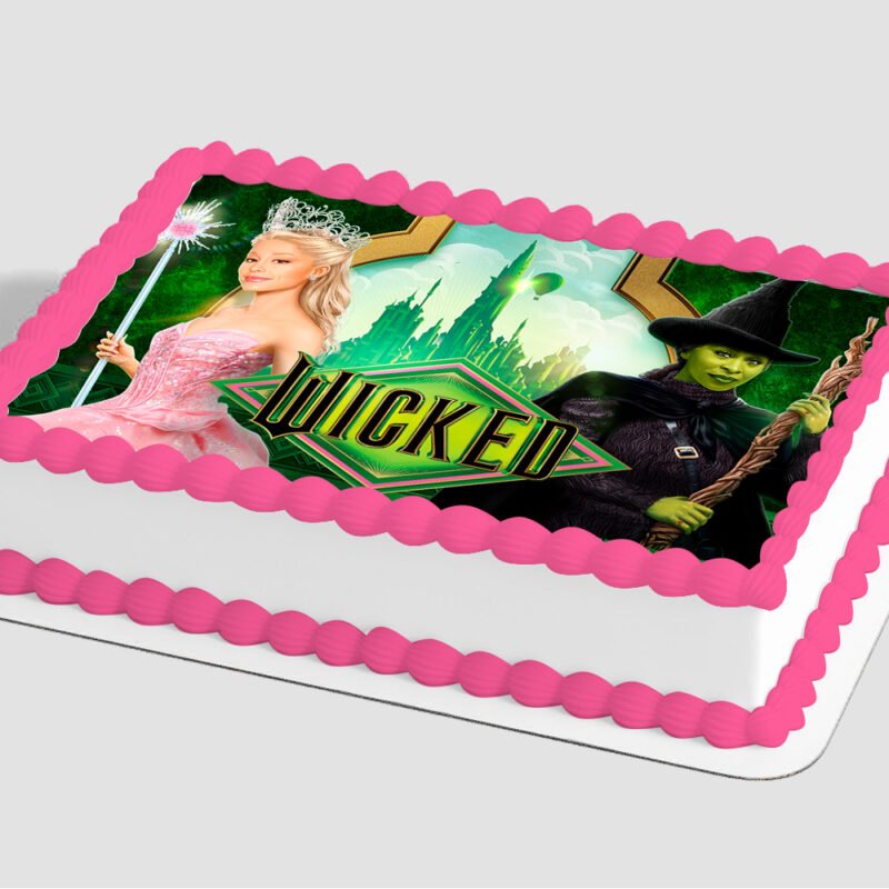 Wicked Glinda and Elphaba Edible Image® by PhotoCake®