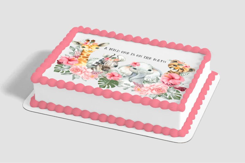 Wild One on the Way Edible Image® by PhotoCake®