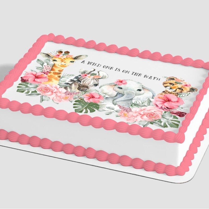 Wild One on the Way Edible Image® by PhotoCake®