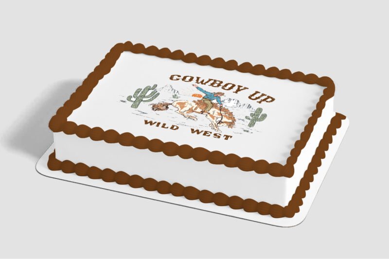 Yellowstone Cowboy Up Edible Image® by PhotoCake®
