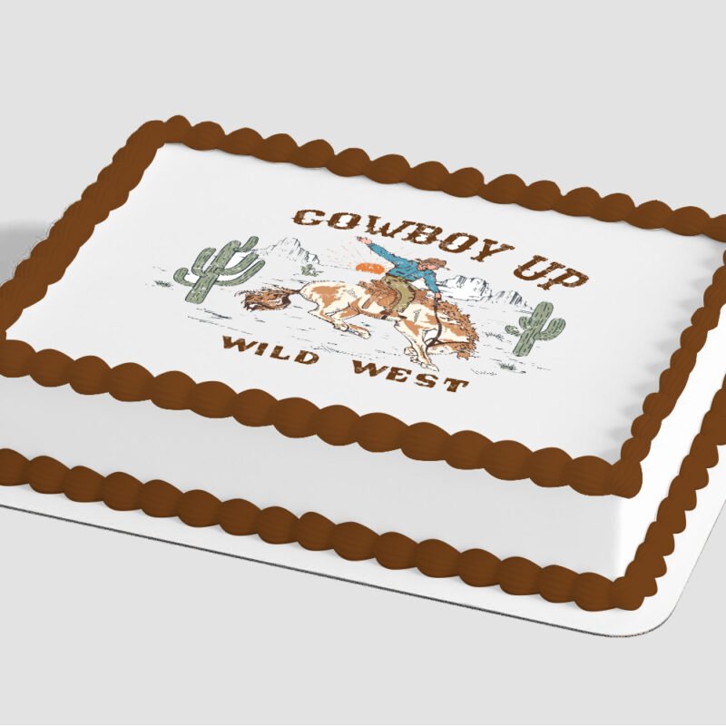 Yellowstone Cowboy Up Edible Image® by PhotoCake®