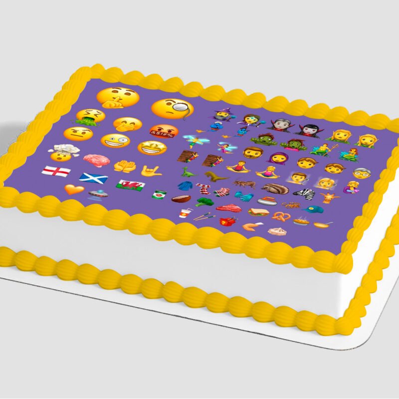 emoji™ Mashup Edible Image® by PhotoCake® Frame
