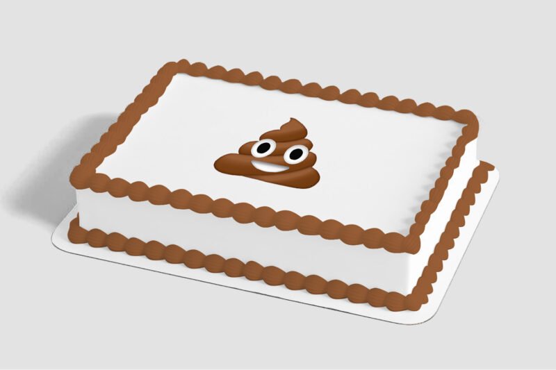 emoji™ Smiling Poo Edible Image® by PhotoCake®
