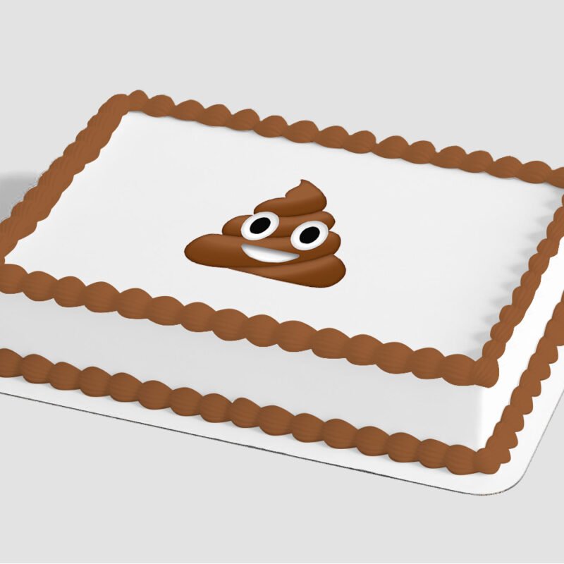 emoji™ Smiling Poo Edible Image® by PhotoCake®