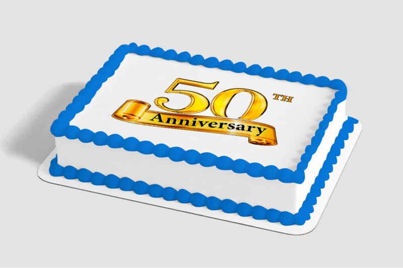 50th Anniversary Edible Image® by PhotoCake®