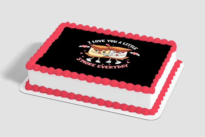 A Little S'more Every Day Edible Image® by PhotoCake®
