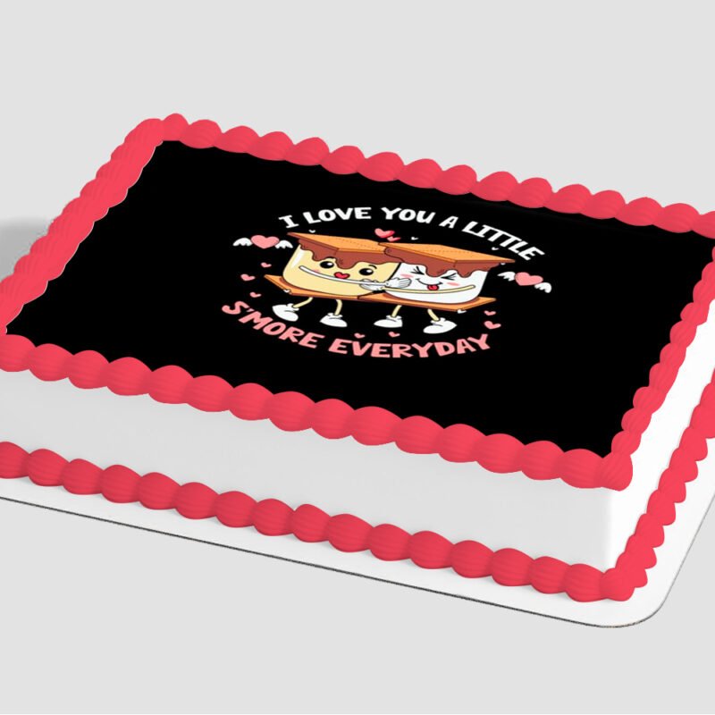 A Little S'more Every Day Edible Image® by PhotoCake®