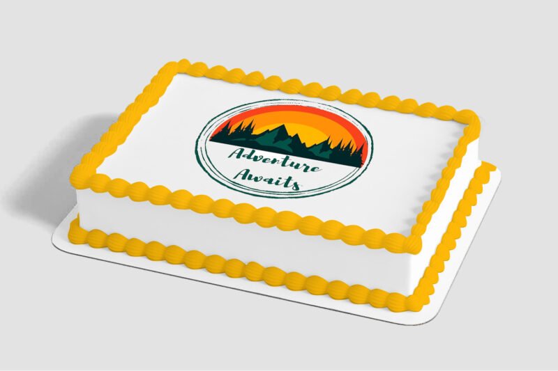 Adventure Awaits Edible Image® by PhotoCake®