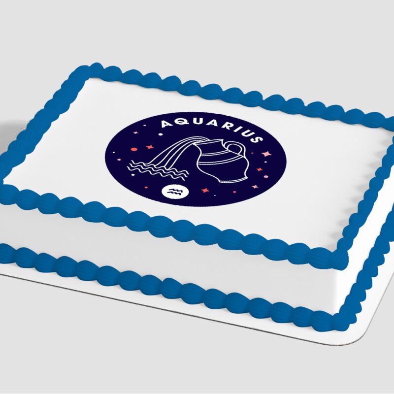 Aquarius Edible Image® by PhotoCake®