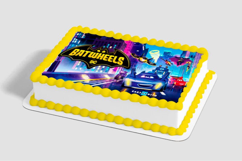 BATWHEELS Turbocharged Action Edible Image® by PhotoCake®