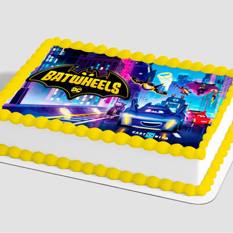 BATWHEELS Turbocharged Action Edible Image® by PhotoCake®