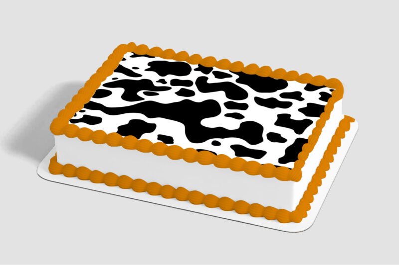 Baby Barnyard Black & White Edible Image® by PhotoCake®