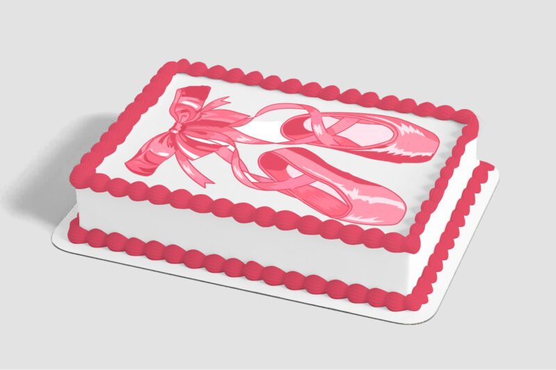 Ballerina Slippers Edible Image® by PhotoCake®