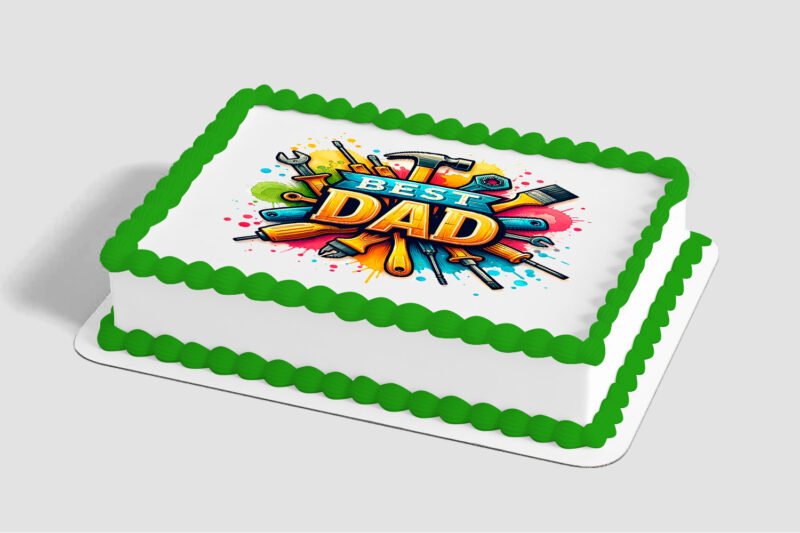 Best Dad Ever! Edible Image® by PhotoCake®