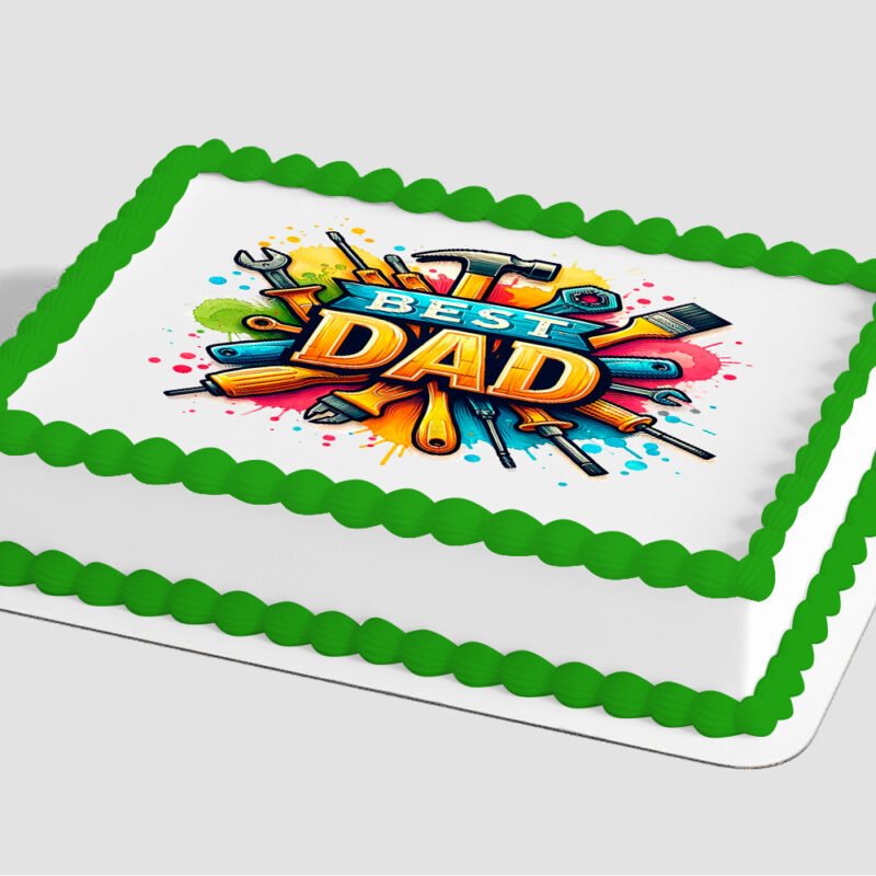 Best Dad Ever! Edible Image® by PhotoCake®