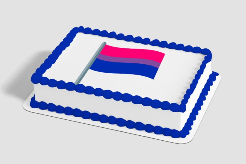 Bisexual Pride Flag Edible Image® by PhotoCake®
