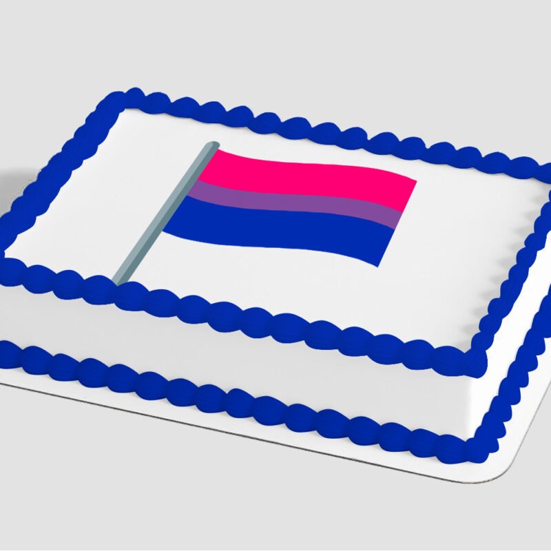 Bisexual Pride Flag Edible Image® by PhotoCake®