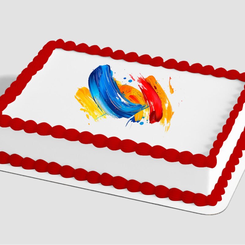 Brush Stroke Edible Image® by PhotoCake®