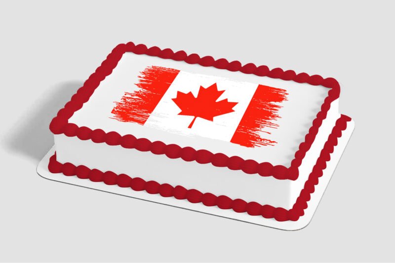 Canadian Flag Edible Image® by PhotoCake®
