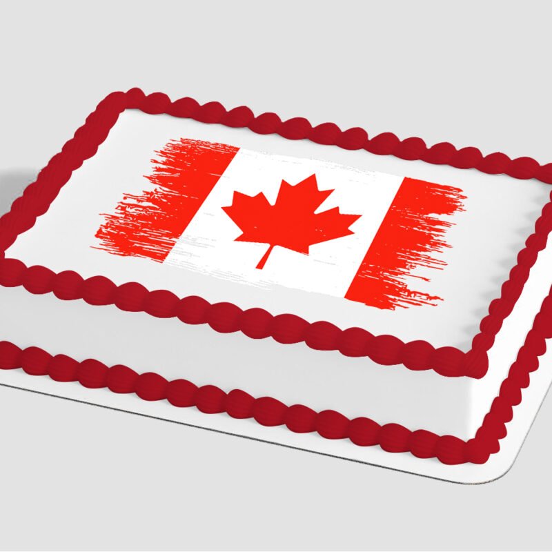 Canadian Flag Edible Image® by PhotoCake®