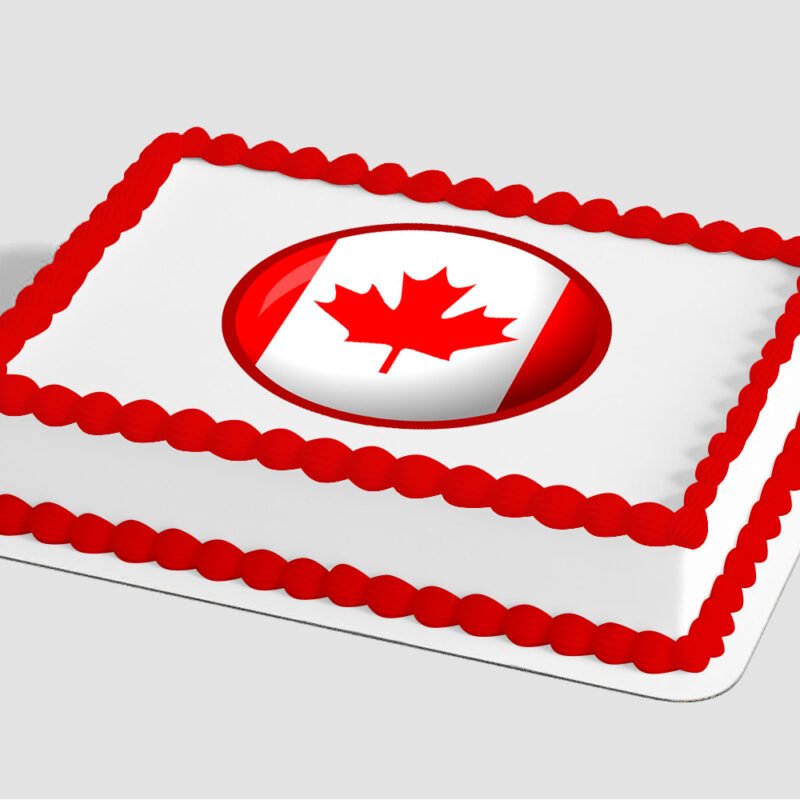Canadian Maple Leaf Edible Image® by PhotoCake®