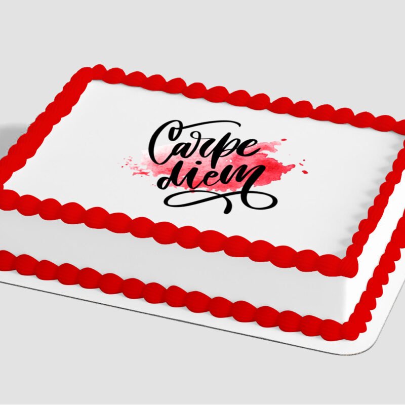 Carpe Diem Edible Image® by PhotoCake®