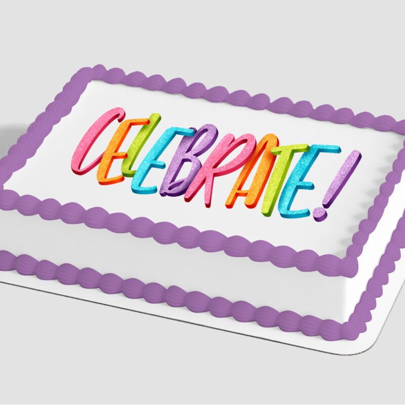 Celebrate Edible Image® by PhotoCake®