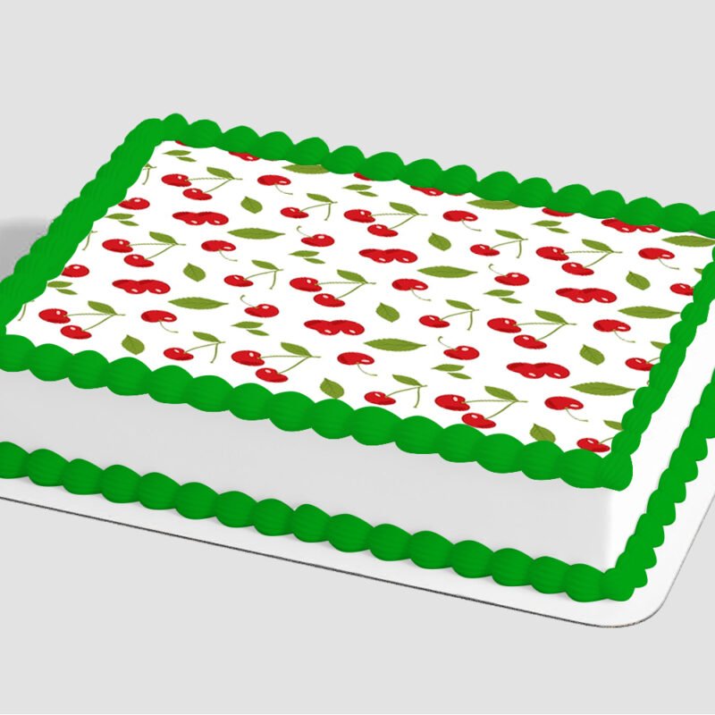 Cherry Pattern Sheet Edible Image® by PhotoCake®
