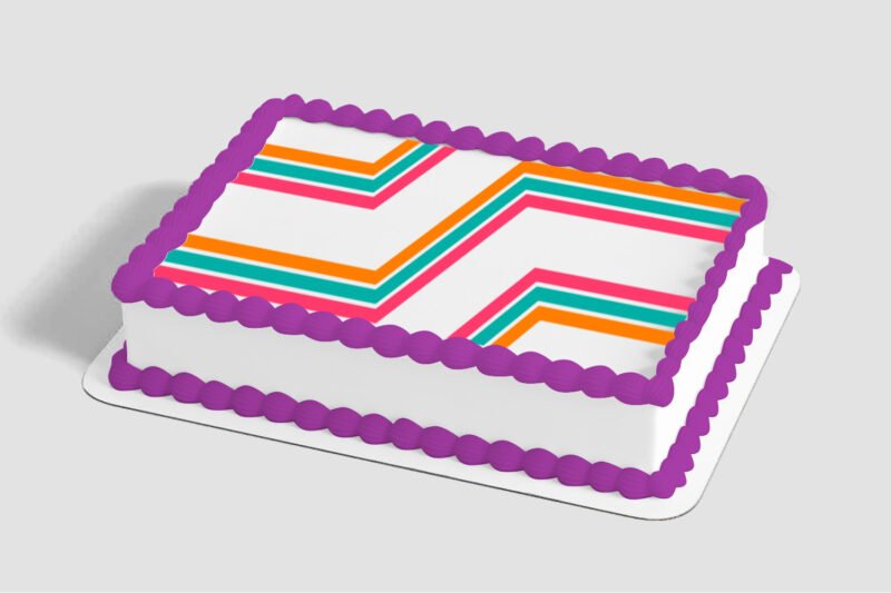Classic Stripes Edible Image® by PhotoCake®