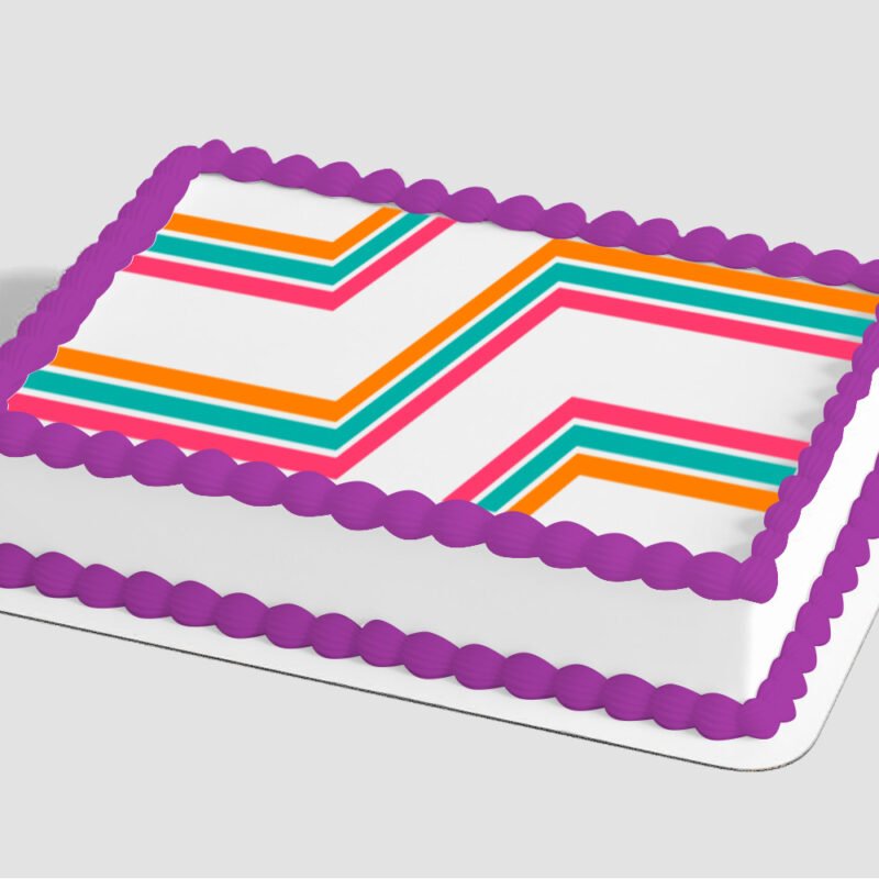 Classic Stripes Edible Image® by PhotoCake®