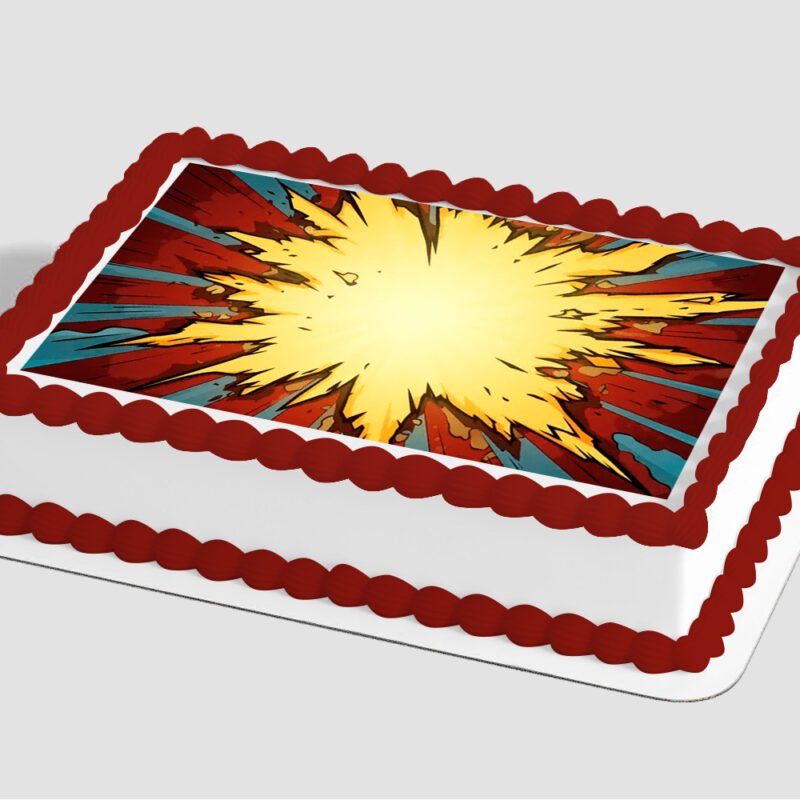 Comic Strip Burst Edible Image® by PhotoCake®
