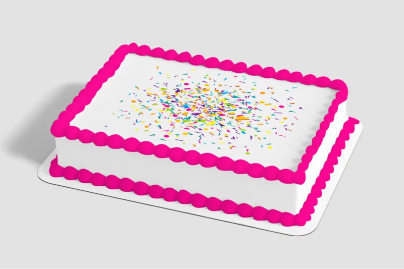 Confetti Edible Image® by PhotoCake®