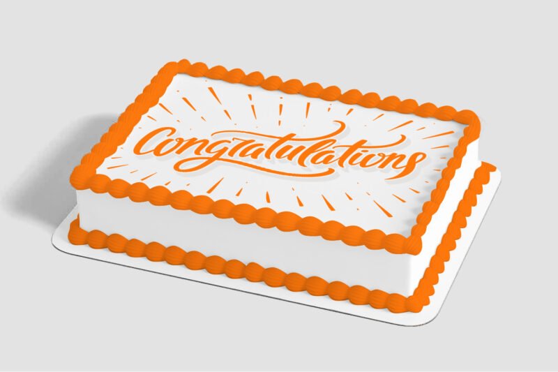 Congrats Edible Image® by PhotoCake®