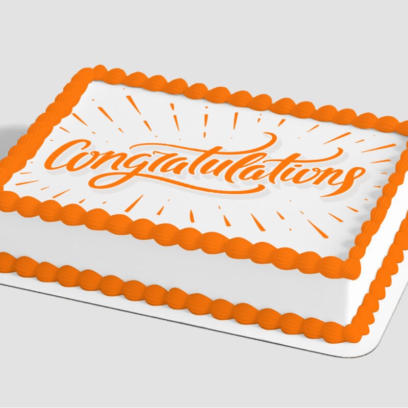Congrats Edible Image® by PhotoCake®