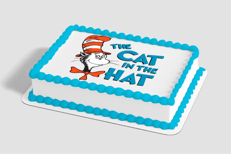 Dr. Seuss The Cat in the Hat Edible Image® by PhotoCake®