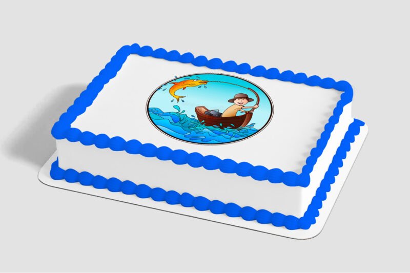 Fishing Edible Image® by PhotoCake®