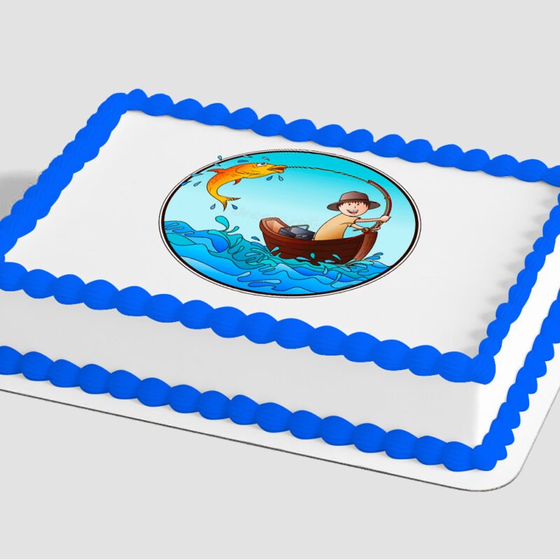 Fishing Edible Image® by PhotoCake®
