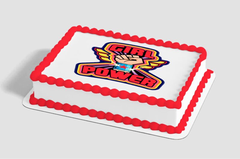 Girl Power Edible Image® by PhotoCake®