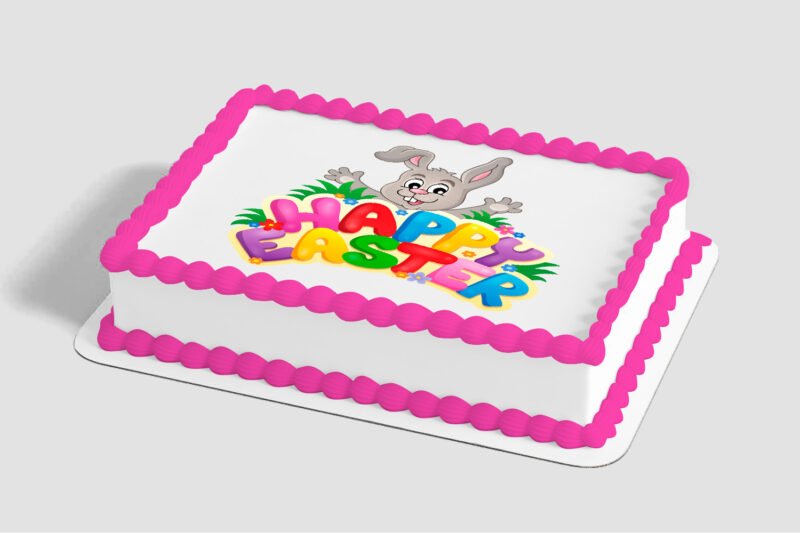 Happy Easter Bunny Edible Image® by PhotoCake®