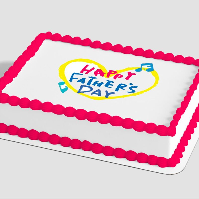 Happy Father's Day Crayon Edible Image® by PhotoCake®