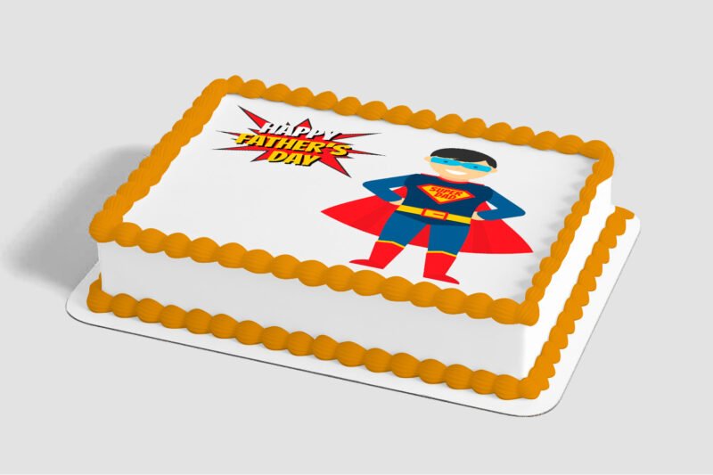 Happy Father's Day Hero Edible Image® by PhotoCake®