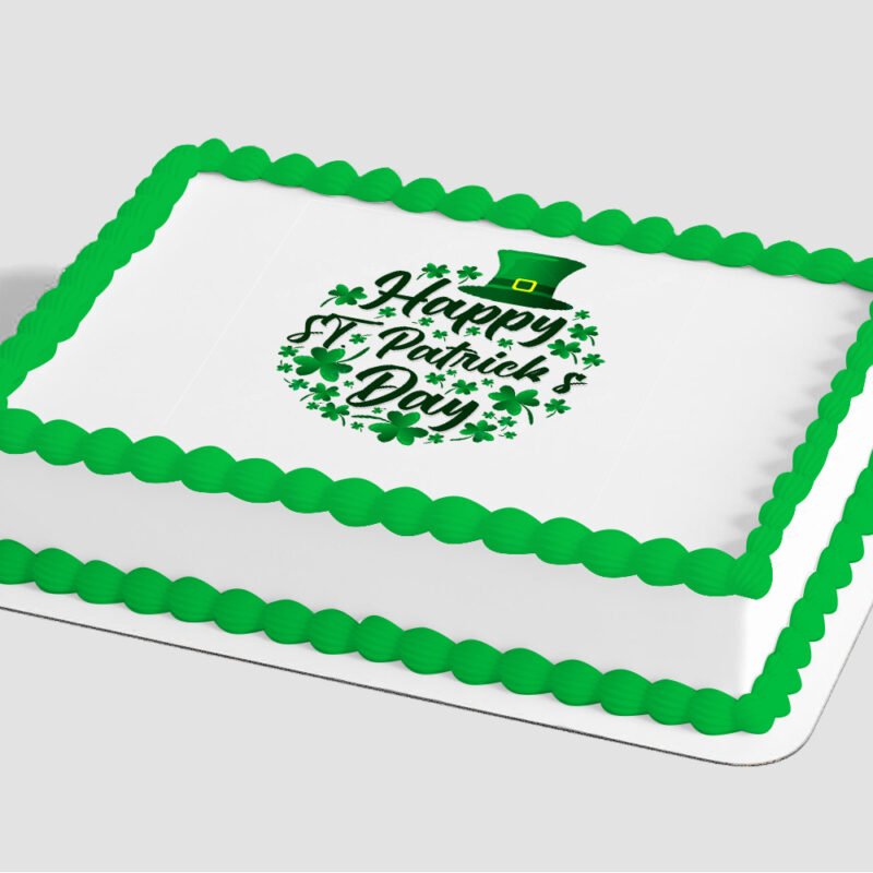Happy St. Patrick's Day Edible Image® by PhotoCake®
