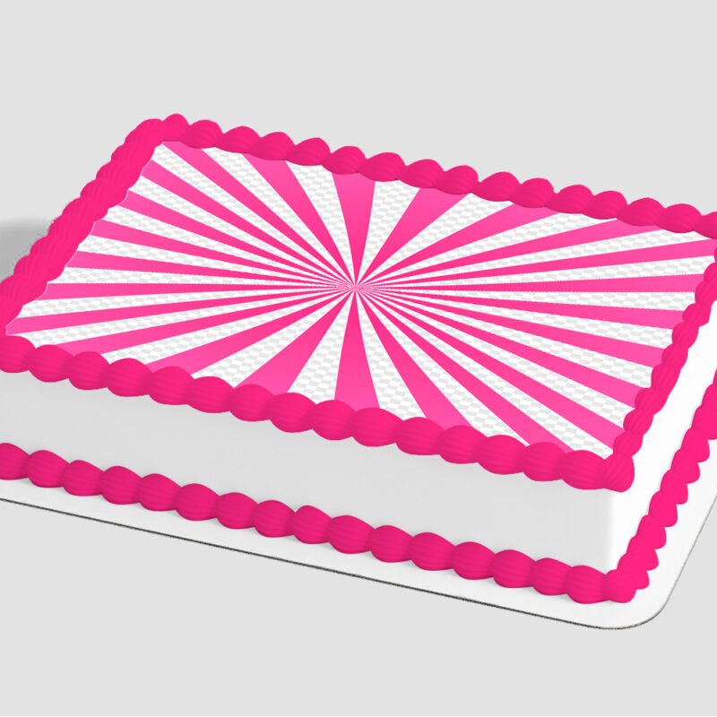 Happy Variety Stripes Edible Image® by PhotoCake®